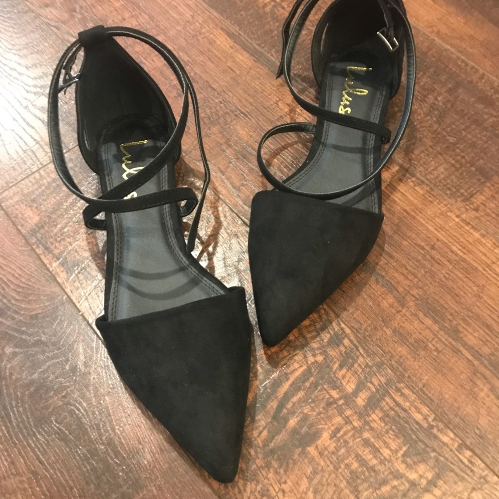 Black suede wrap